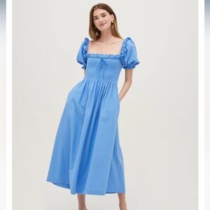 NWT Hill House Scarlett Midi Nap Dress